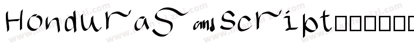 Honduras Script字体转换